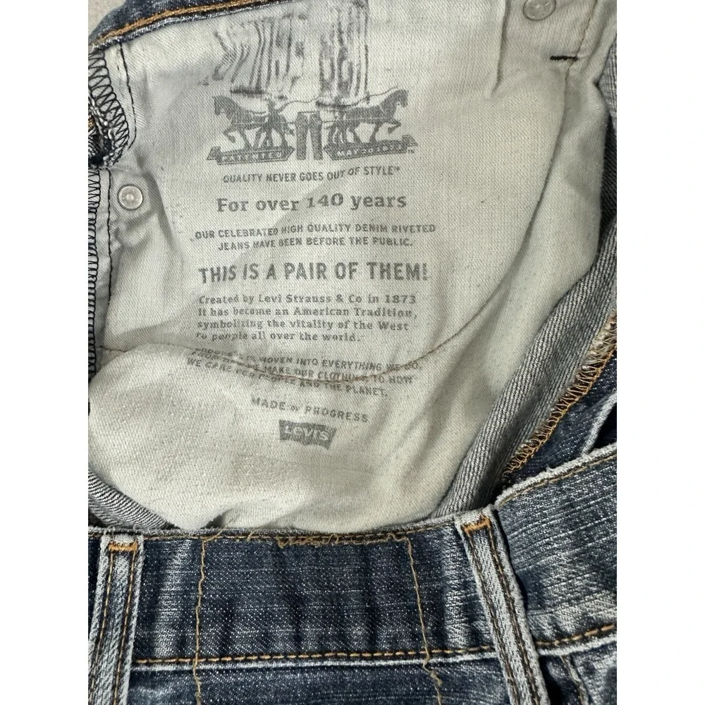 Y2K Levi's‎ 514 Denim Medium Wash Slim Straight Fit Men's Size 38X30